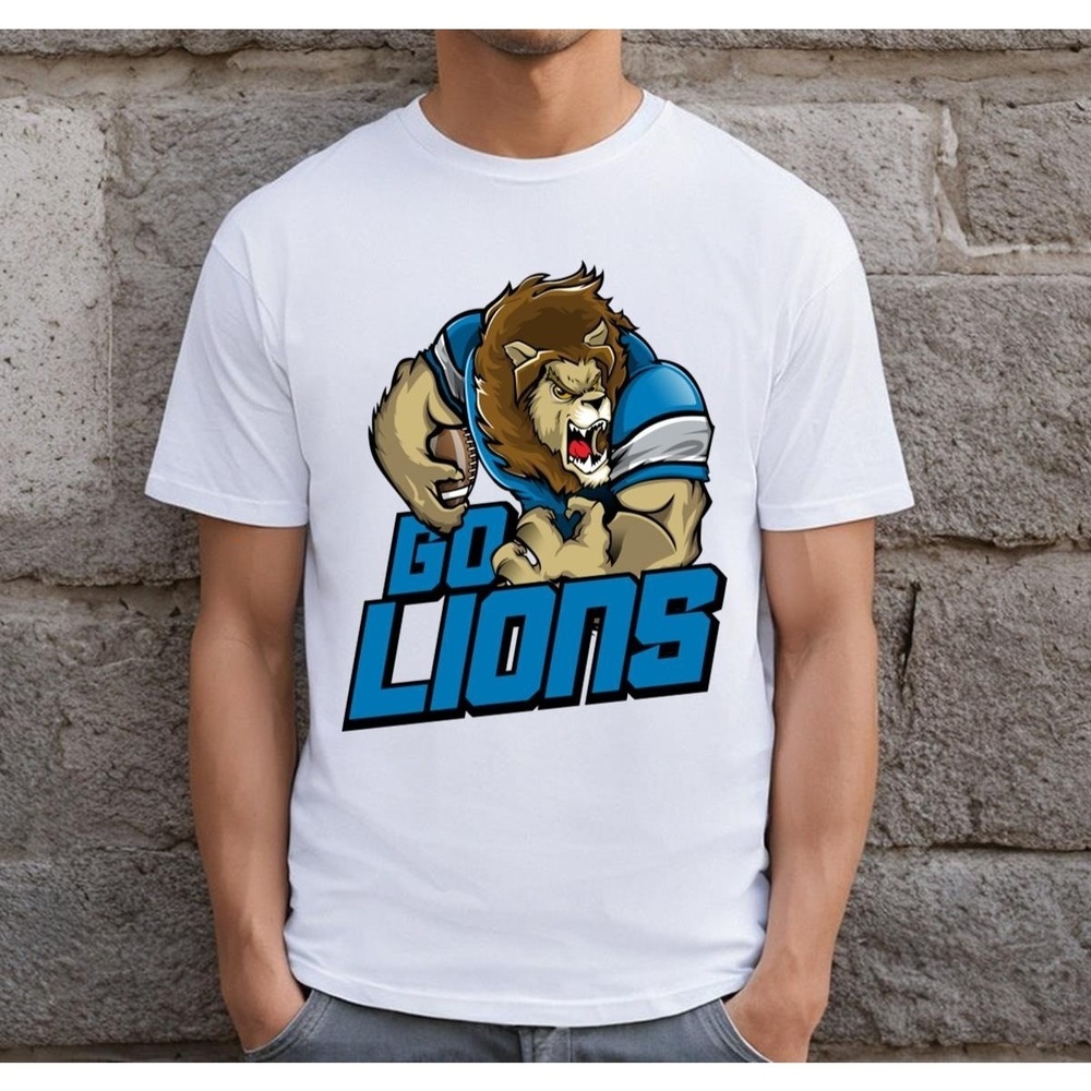 Go Lions Detroit Lions Football T-shirt